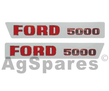 Decal Set Ford 5000 (>68)