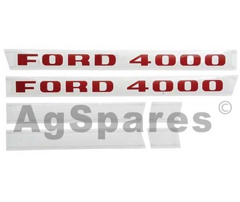 Decal Set Ford 4000 (5/68>)