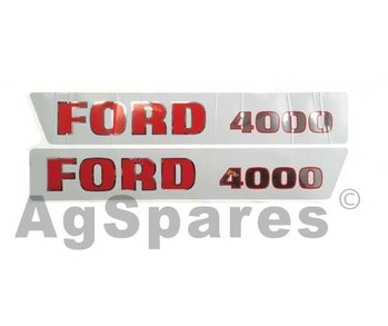 Decal Set Ford 4000 (>68)