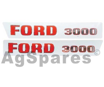 Decal Set Ford 3000 (>68)