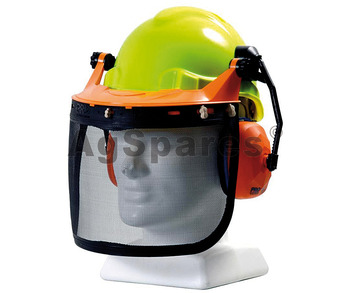 Helmet Muffler & Visor Combo Fluro